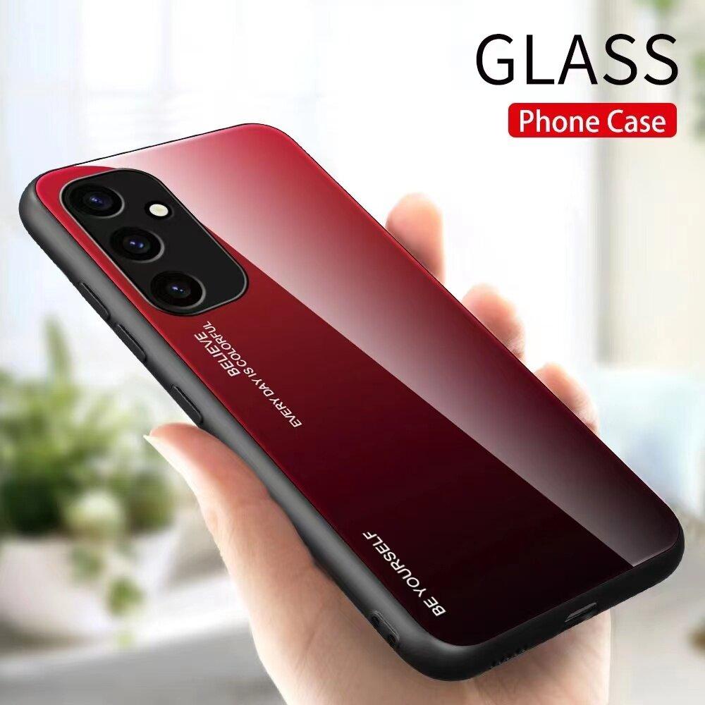 เคส Samsung A56 / A55 / A54 / A53 / A52 / A51 / A50 / A50s / A42 เคสซัมซุง เคสกระจกสองสี เคสกันกระแท