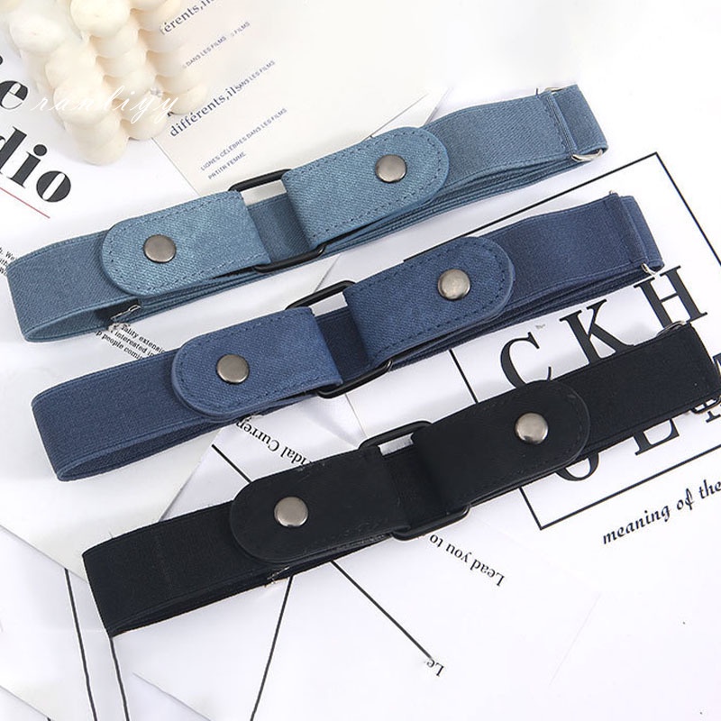 พร้อมส่งเข็มขัดกางเกงยีนส์ประดับดอกเดซี่เกาหลีแฟชั่นเกาหลีรัดเอวปรับได้ทนทานอุปกรณ์เสื้อผ้าผู้ชายและผู้หญิง-Ranliyy