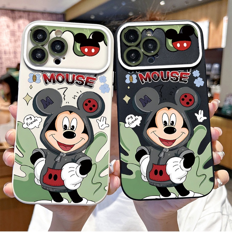 เคสโทรศัพท์มือถือ ซิลิโคนนุ่ม ผิวด้าน ลายการ์ตูนมิกกี้เมาส์น่ารัก สําหรับ VIVO Y36 Y27 Y16 Y17 Y15 Y12 Y19 Y20 Y20s Y72 Y52 Y78 Y77 S1 V20 V23 V25 V27 V29 X50 X60 X70 X80 X90 iQOO Z7 11 Pro 5G | Sjn D184