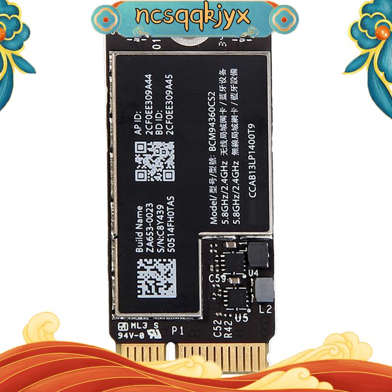 Bcm94360cs2 การ์ด Wifi ไร้สาย บลูทูธ 4.0 802.11Ac Hackintosh MacOS สําหรับ Air 11 นิ้ว A1465 13 นิ้ว