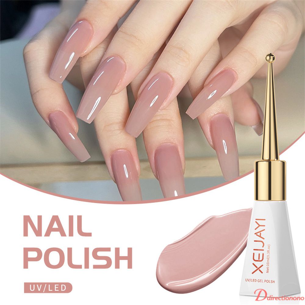 Xeijayi แต่งเล็บสียอดนิยมยาทาเล็บกาวส่องไฟยาวนานกาวไม่ต้องล้าง 28 สี DIRE