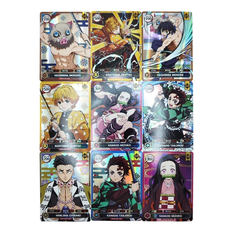 กล่องละ 50 ชิ้น เกมการ์ด Demon Slayer TCG ทานจiro เนซึโกะ อาการุสะ เซ็นอิทสึ การ์ดต่อสู้สุดมันส์ ของเล่นเพื่อการสะสมสําหรับเด็ก thumbnail 9