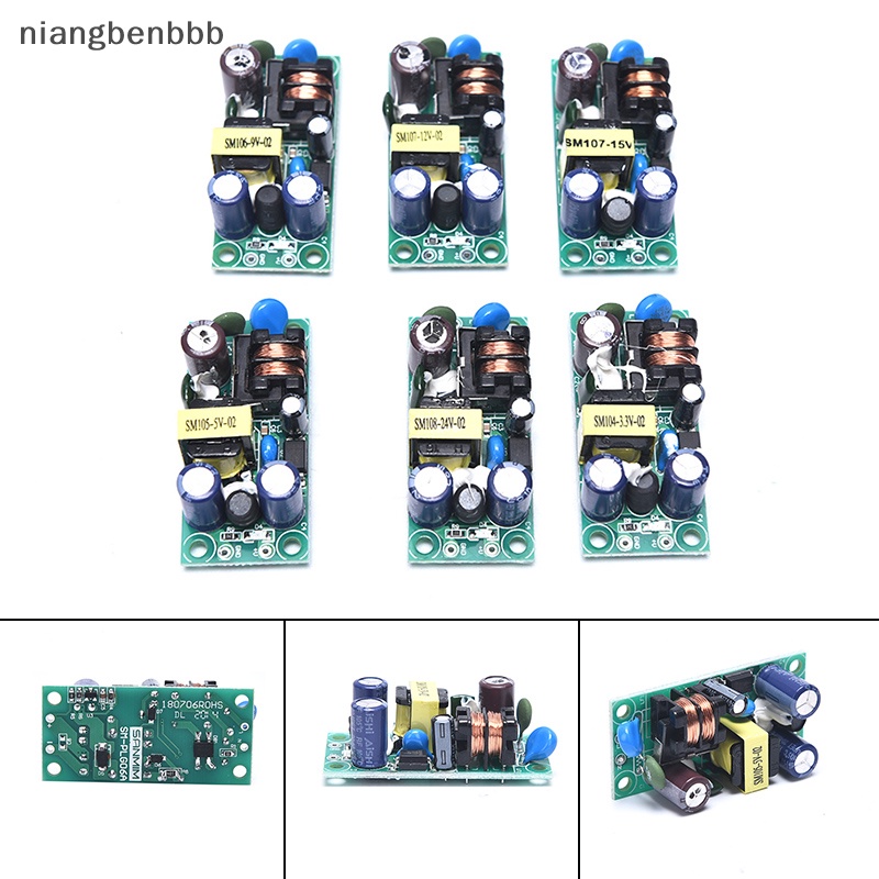 (niangbenbbb) ใหม่ บอร์ดโมดูลพาวเวอร์ซัพพลาย AC-DC 3V 5V 9V 12V 15V 24V PLG06A