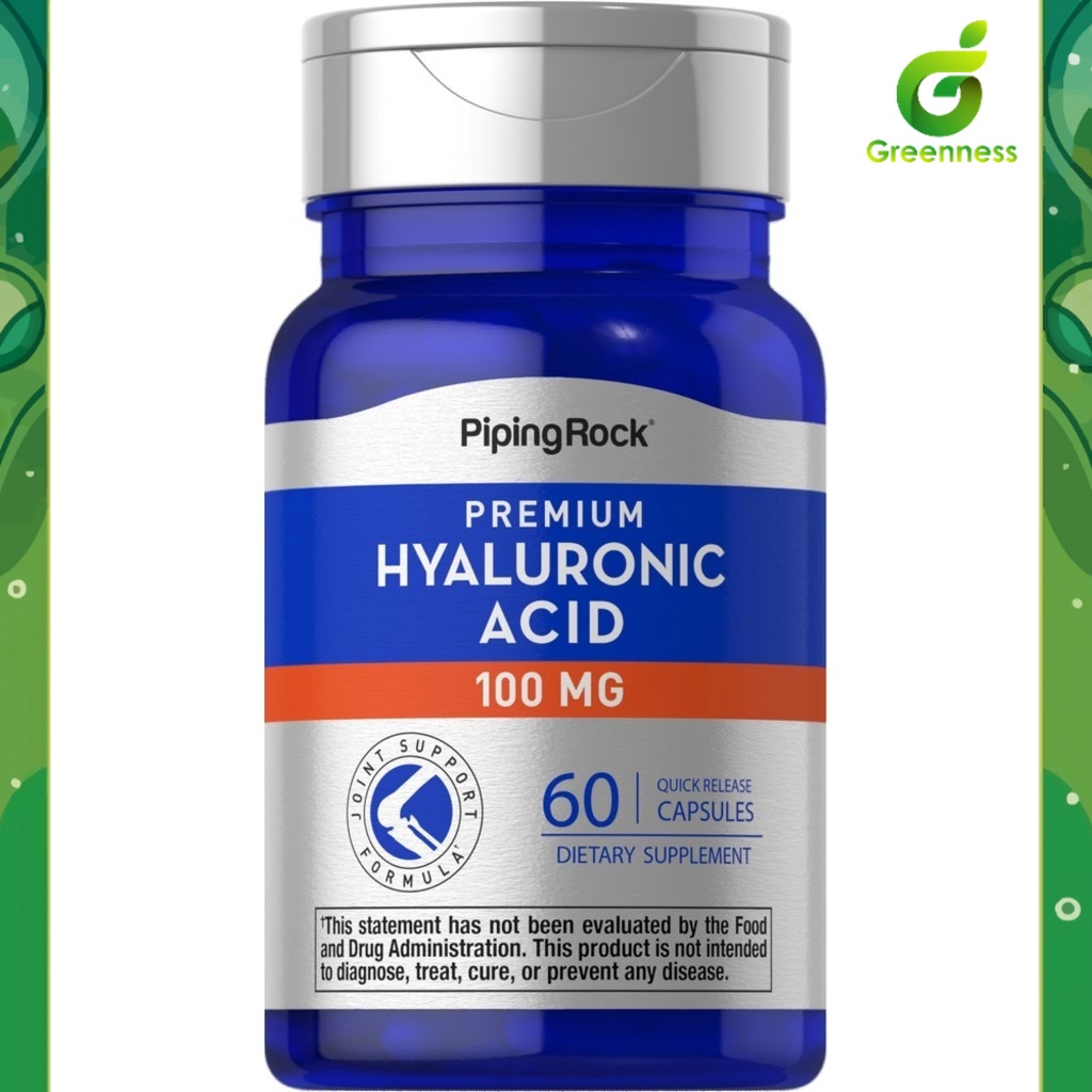 Hyaluronic Acid 100 mg. (60Capsules) กรดไฮยาลูโรนิก กระดูกข้อต่อ
