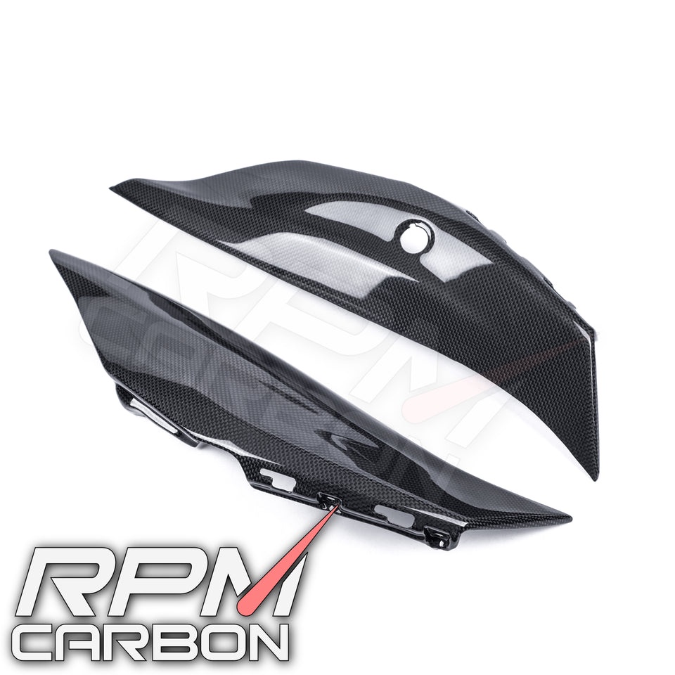 แฟริ่งข้างท้าย คาร์บอน Kawasaki ZX-10R ZX10 ZX10R  Carbon Fiber Rear Seat Side Panels