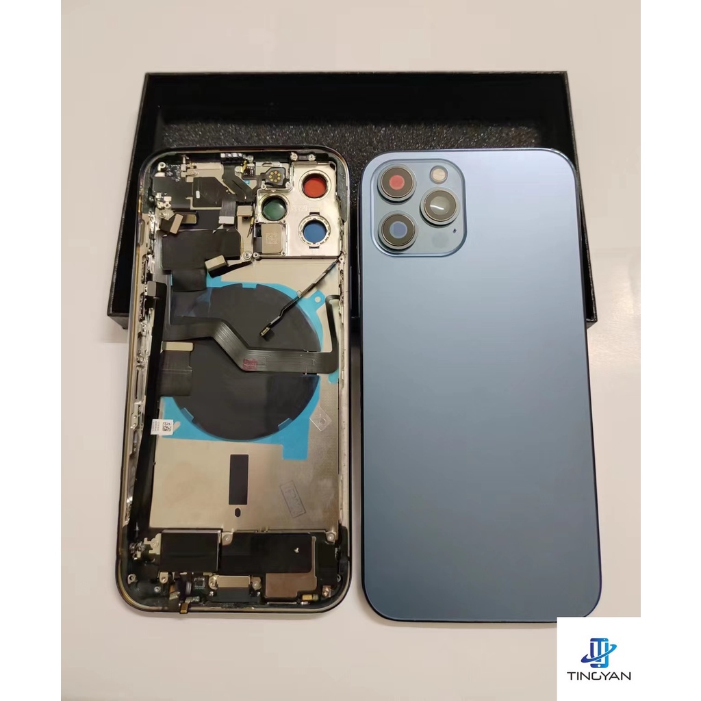 เคสแบตเตอรี่ด้านหลัง แบบเต็ม พร้อมสายแพ สําหรับ Iphone 12 Pro Max 12 Mini 12