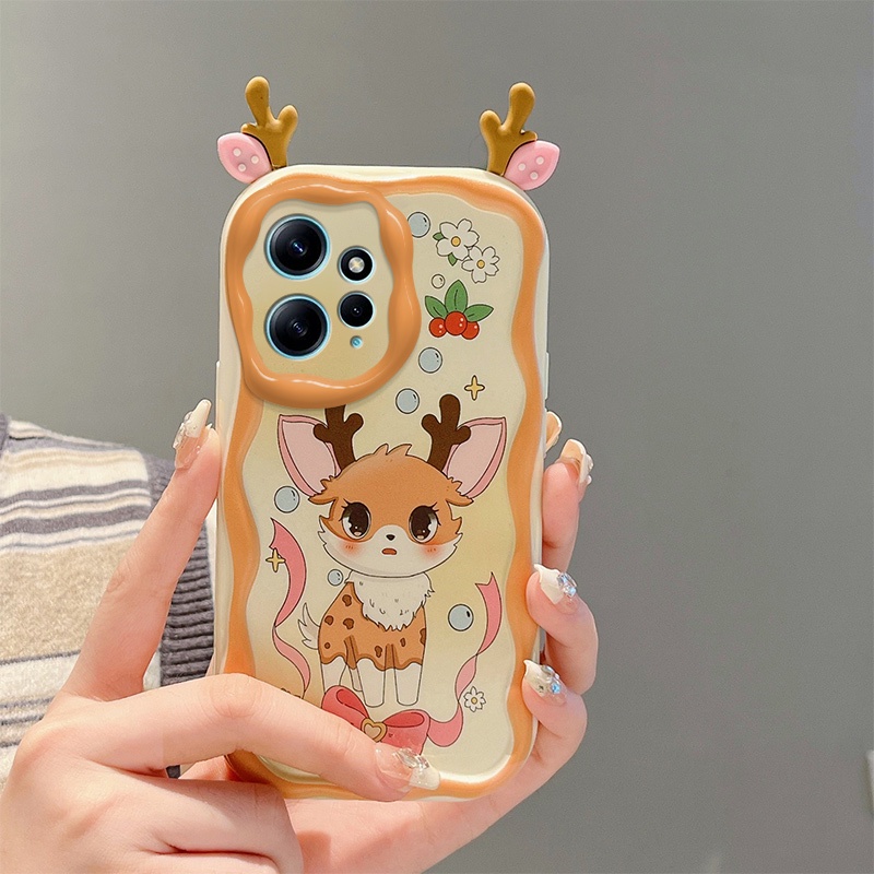 เคส redmi note 12 เคสโทรศัพท์มือถือ tpu ลายหูน่ารัก สําหรับ redmi note 12 - รูปที่ 2