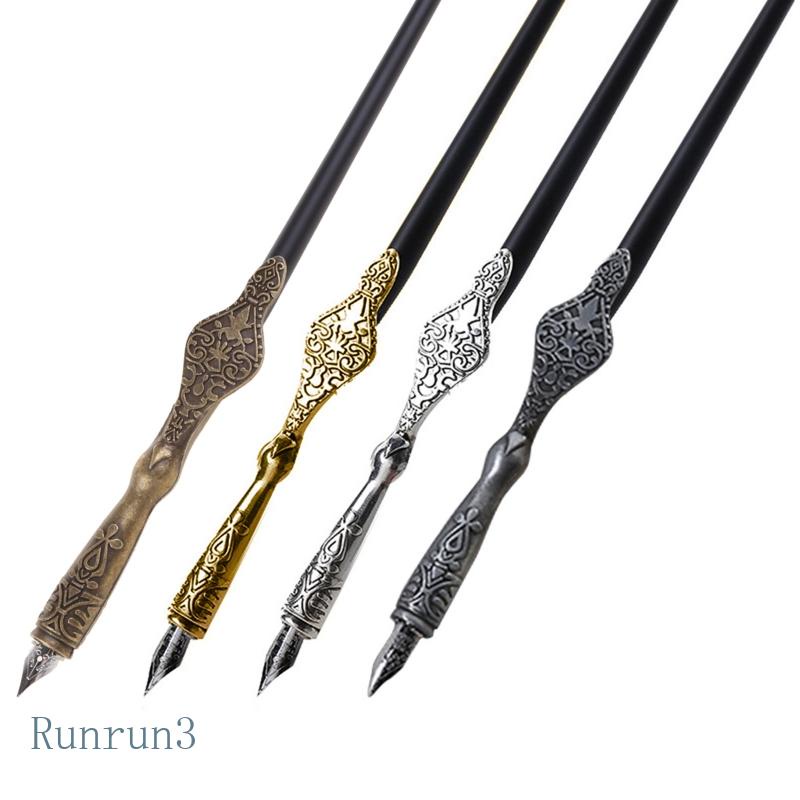 Runny ปากกาจุ่มหมึก แบบโลหะ สไตล์โบราณ สําหรับผู้เริ่มต้น