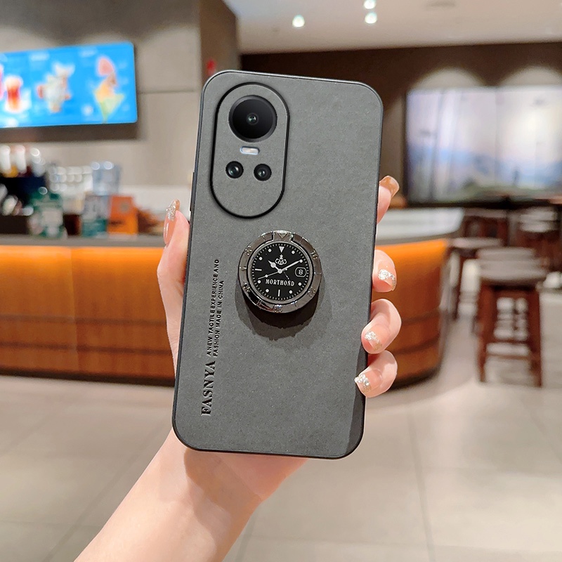 เคส OPPO Reno 10 10 Pro 8z 7z 8 5g 8t 8t 5g 7 4g 8 4g โทรศัพท์มือถือผู้ชาย และผู้หญิง แบบเรียบง่าย พร้อมขาตั้ง สําหรับ ZJYBP