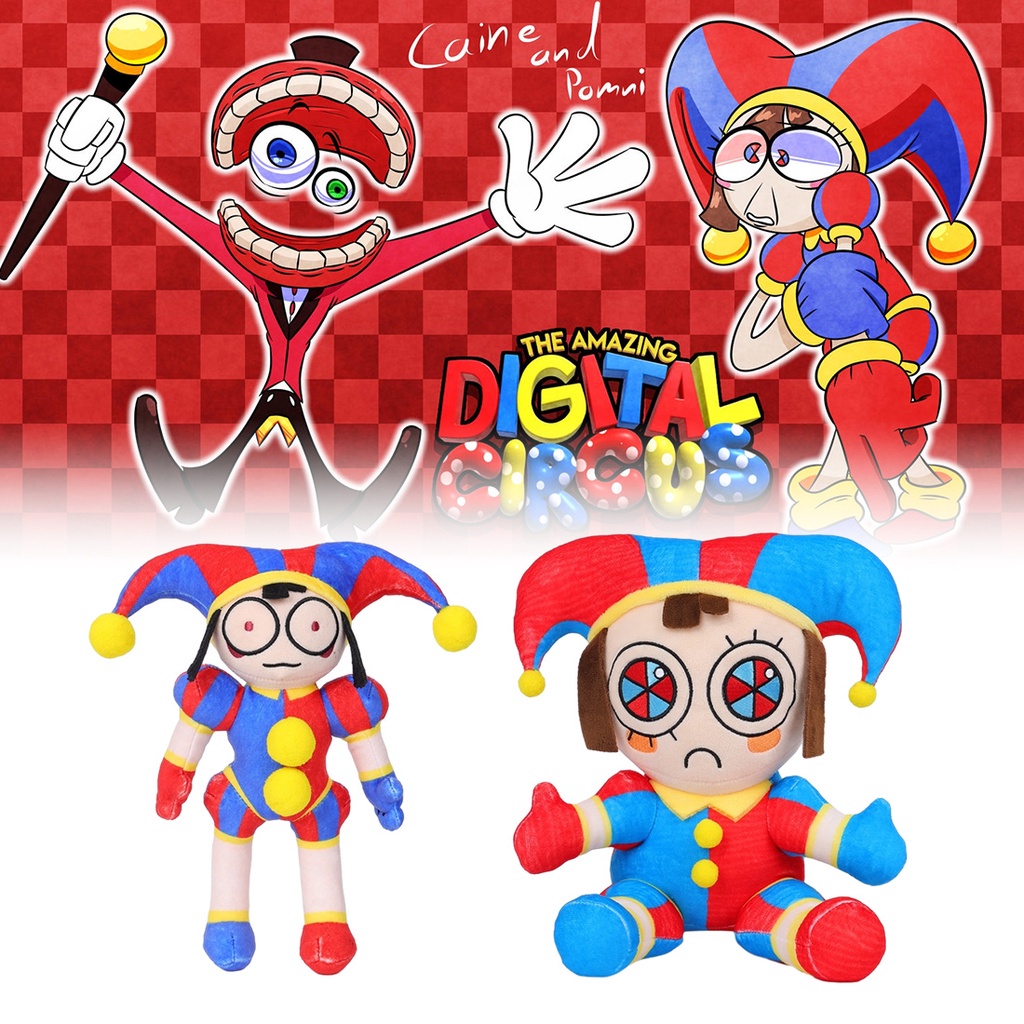 ตุ๊กตาดิจิทัล The Amazing Digital Circus Jax and Pomni น่ารัก