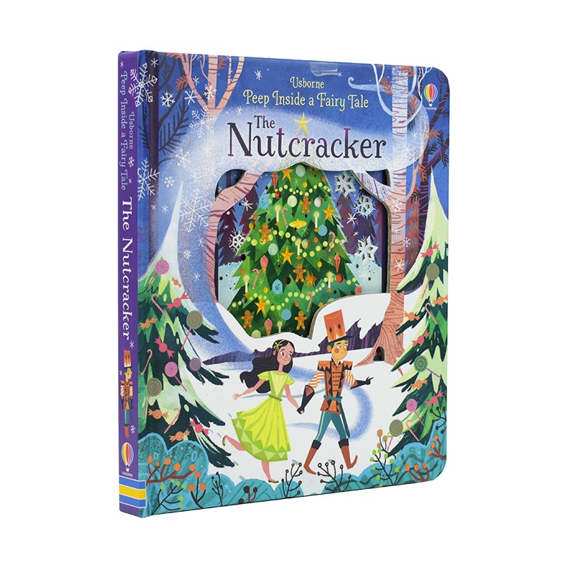 Usborne Peep Inside A Fairy Tale The Nutcracker Board Book English Activity Picture Books for Kids
