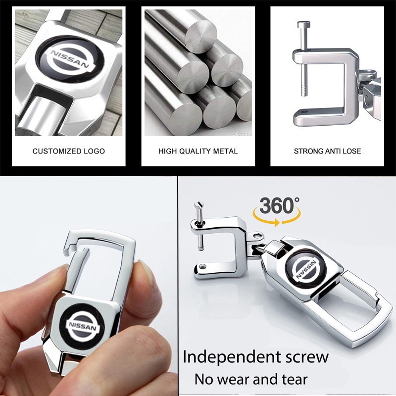 เคสกุญแจ For Nissan Navara Almera Skyline Livina Sentra ปลอกกุญแจ เคสรีโมตกุญแจ - รูปที่ 5