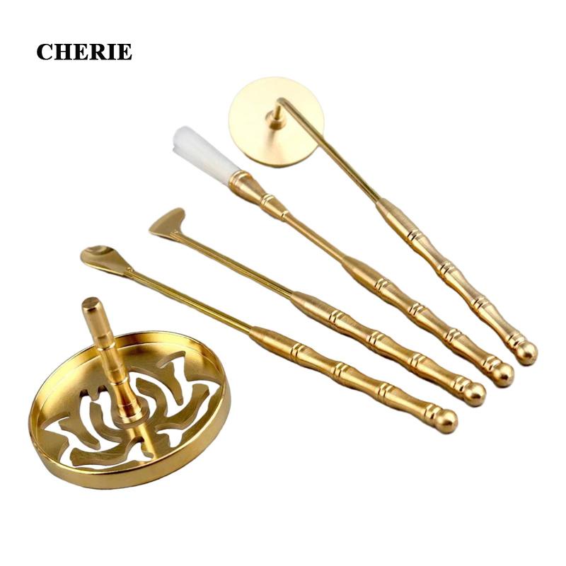 ชุดเครื่องมือทําผงทองเหลือง แบบพกพา สไตล์จีน สําหรับวันหยุด 5 ชิ้น - รูปที่ 6