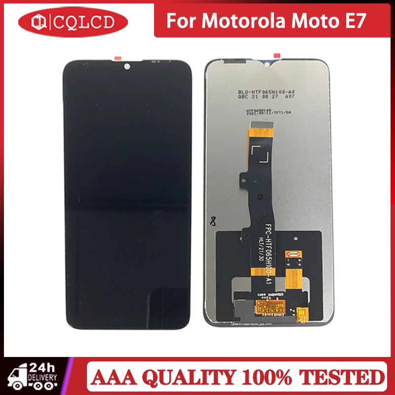 หน้าจอ Motorola Moto E7 Moto E7i XT2097 อะไหล่หน้าจอสัมผัส LCD แบบเปลี่ยน สําหรับ