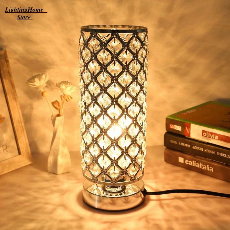 Luxury Crystal Table Lamp Night Lamp Diamond Crystal Decorative Table Lamp Bedroom Bar Night Light L