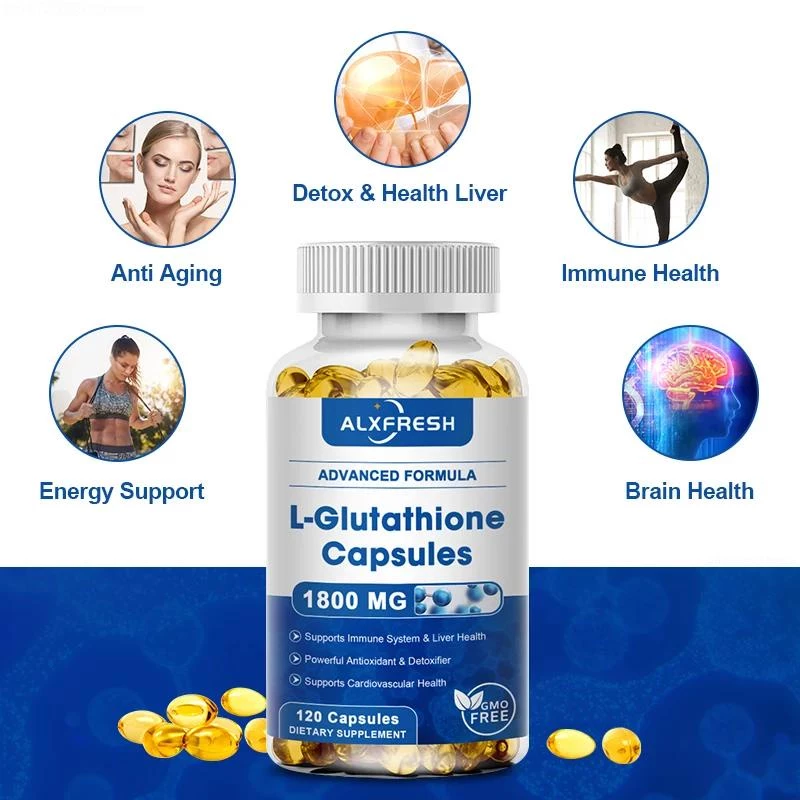 Alxfresh Glutathione Collagen Capsules 120PCS thumbnail 3