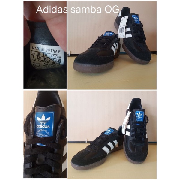 Authentic Adidas Samba OG and Continental 80 shoes