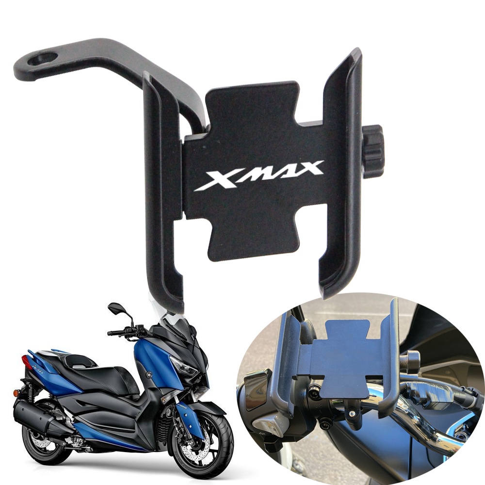อุปกรณ์เสริมที่วางโทรศัพท์มือถือ CNC สําหรับรถจักรยานยนต์ YAMAHA XMAX X-MAX 300 2017-2020 2022 2021