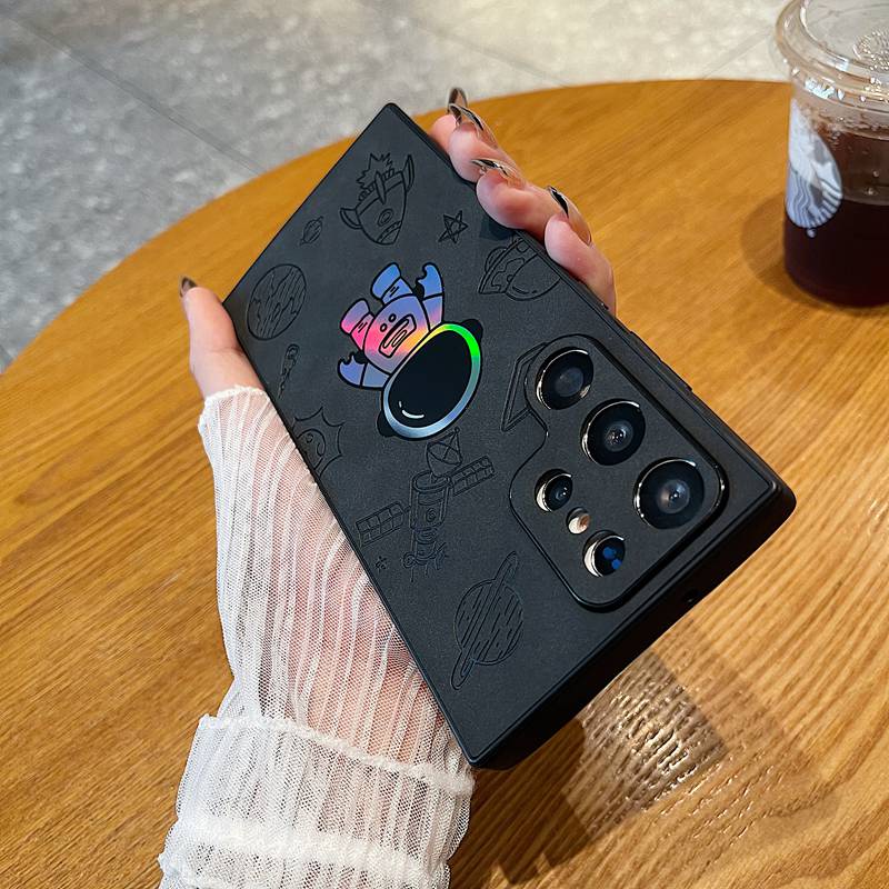 Haechan สไตล์เดียวกัน!เคสมือถือ แบบแข็ง ลายนักบินอวกาศ แฟชั่น สําหรับ Samsung Galaxy S21 s22 S23 S24 Ultra Plus S21+ s22+ S23+ S24+FTD