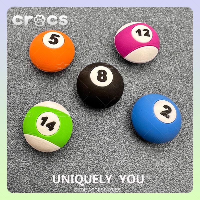 jibbitz crocs POOL EIGHT BALL ตัวติดรองเท้า crocs jibbitz crocs เกาหลี crocs accessories DIY