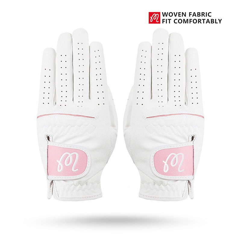 【Korea】 Malbon Golf Gloves Ladies Genuine Leather Wear-Resistant Sports Comfortable Fashion Golf Gloves Anti-Slip Breathable#M2302