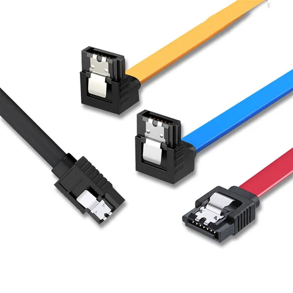 🛵มีส่งด่วน💨 NAVA IT สาย SATA3 40CM คละสี สายงอ V.2023 รองรับ SATA3 ประกัน 1ปี