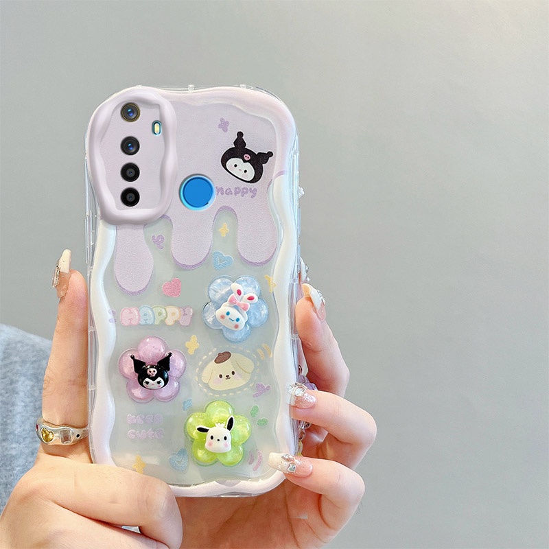 เคสโทรศัพท์มือถือ ซิลิโคนนิ่ม ปิดด้านหลัง ลายกระต่ายน่ารัก 3D สําหรับ Realme 5i Realme5i RMX2030