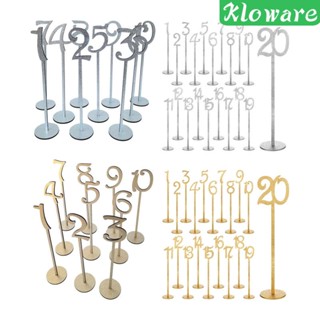 [Kloware] ป้ายตัวเลข ตัวเลขโต๊ะ สําหรับงานแต่งงาน งานเลี้ยง …