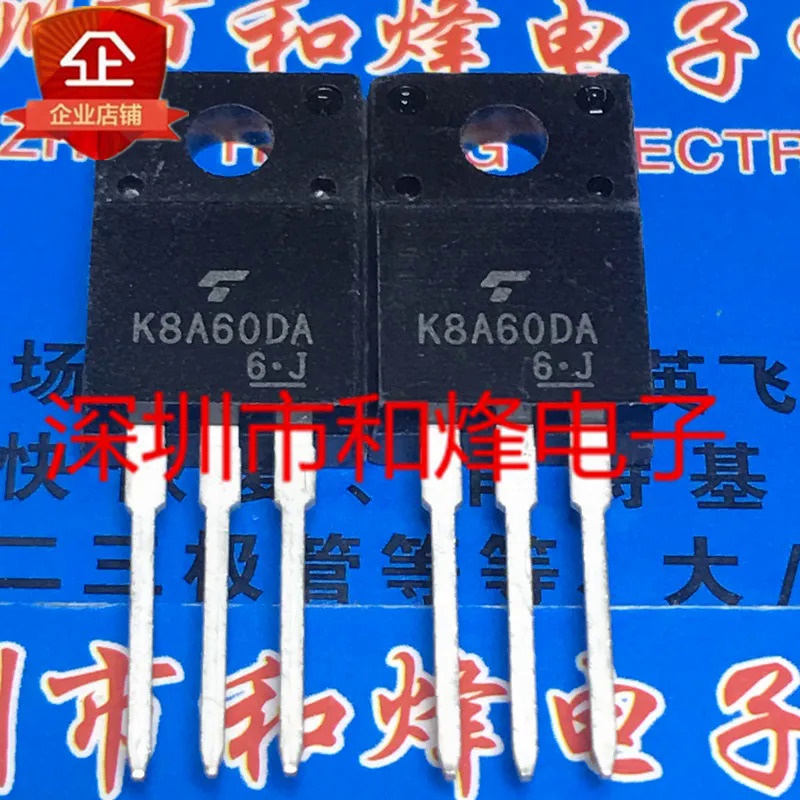 5PCS-10PCS K8A60DA TK8A60DA TO-220F 600V 7.5A ON