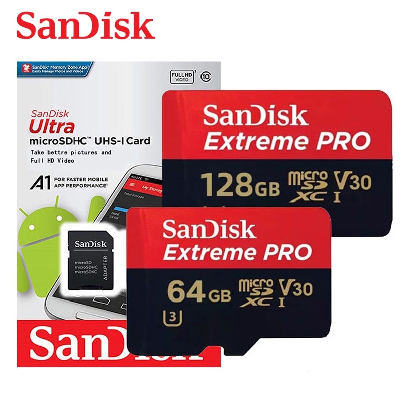 Sandisk Extreme PRO การ์ดหน่วยความจํา SD ขนาดเล็ก 1TB 512G 256GB 128GB 64GB 32GB สําหรับโทรศัพท์มือถือ คอมพิวเตอร์ การ์ด
