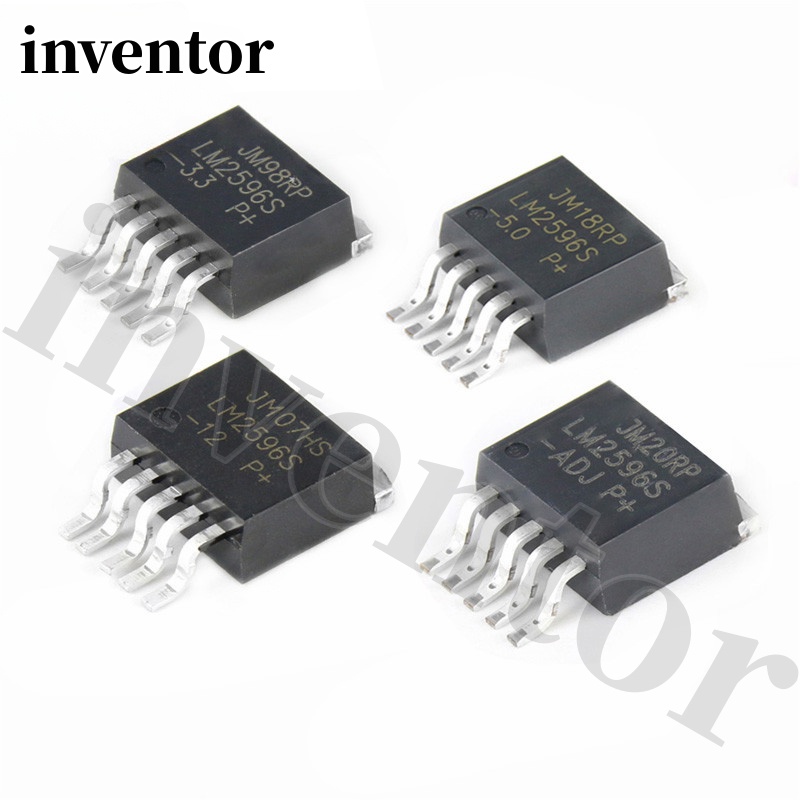 [5 ชิ้น] วงจรรวม TO-263 LM2596S-ADJ LM2596S-5.0 LM2596S-3.3 LM2596HVS-ADJ LM2596HVS-5.0 LM2596S-12 L