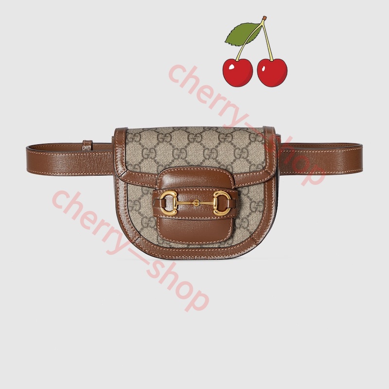 กุชชี่ Gucci Horsebit 1955 Series Semi-circular Belt Bagกระเป๋าคาดเข็มขัดครึ่งวงกลม กระเป๋าคาดเอวผู้หญิง
