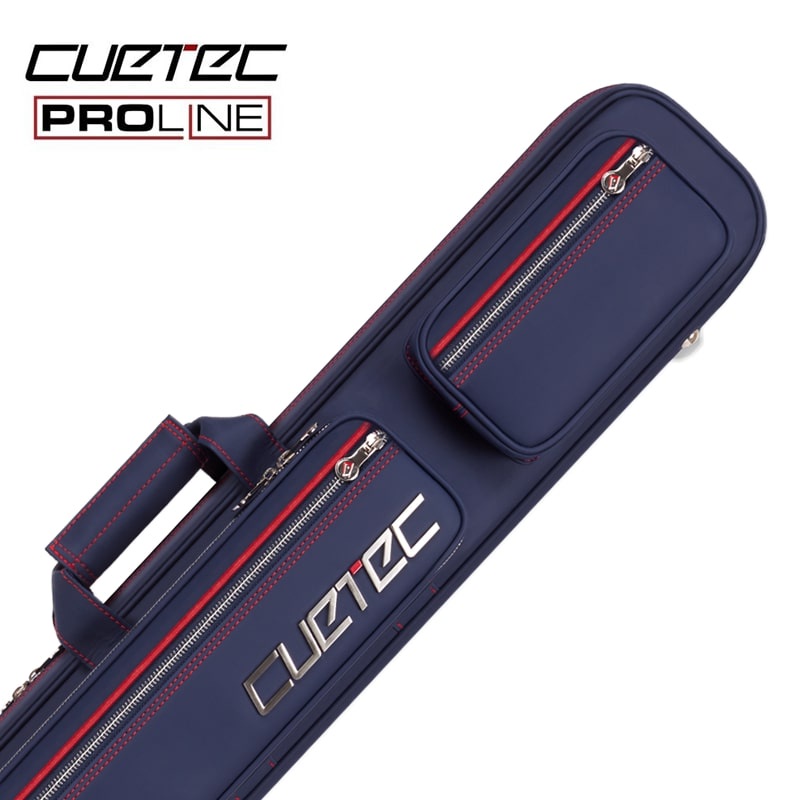 Cuetec เคสอ่อนสำหรับใส่ไม้คิว รุ่น Pro Line 4x8 สีน้ำเงิน
