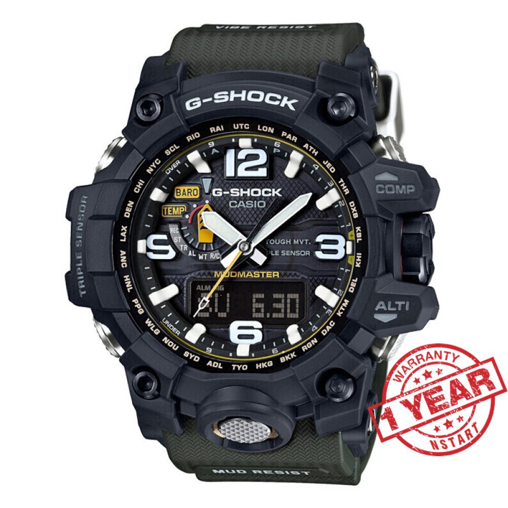 นาฬิกาข้อมือ Casio G-Shock GWG-1000 MUDMASTER สไตล์สปอร์ต สําหรับผู้ชาย