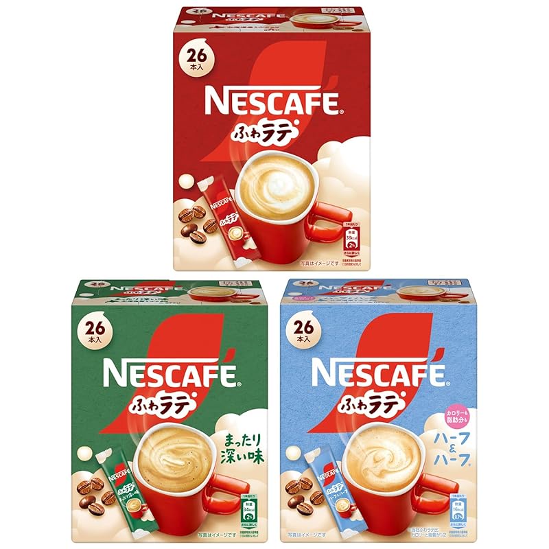 [ส่งตรงจากญี่ปุ่น]Amazon.co.jp Limited] Nescafe EXCELLA Fuwa Latte 3 คละแบบ [กาแฟแท่ง
