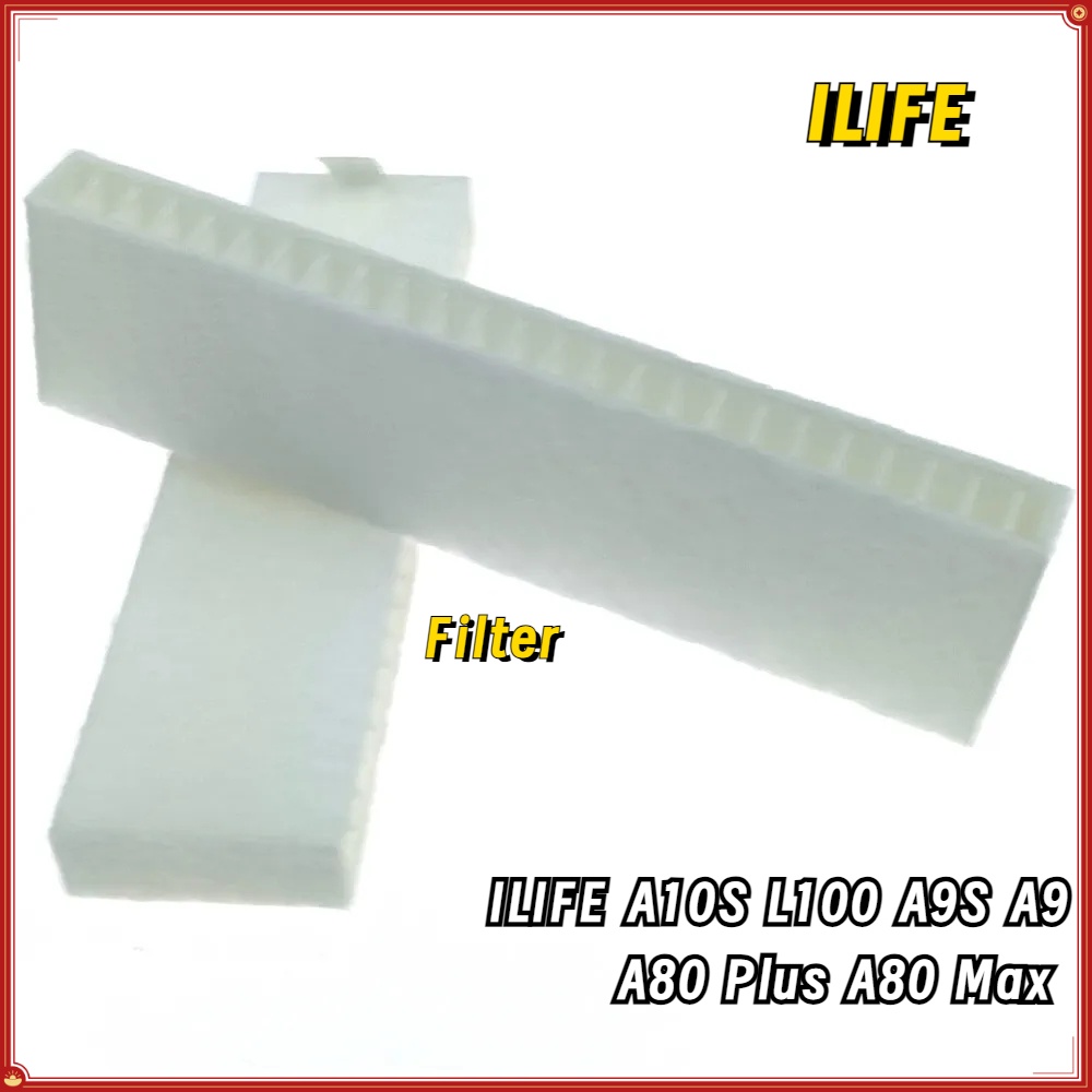 ตัวกรองสําหรับ ILIFE A10S L100 A9S A9 A80 Plus A80 Max เครื่องดูดฝุ่นกรองฝุ่นอะไหล่อุปกรณ์เสริม