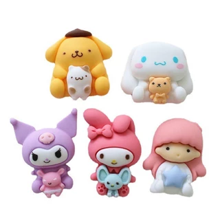 แผ่นกาวเรซิ่น รูปการ์ตูนกระต่าย และลูกสุนัข diy อุปกรณ์เสริม สําหรับตกแต่งรองเท้า