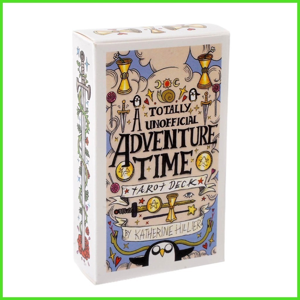 แผ่นไพ่ทาโรต์ ภาษาอังกฤษ Adventure Time 78 แผ่น