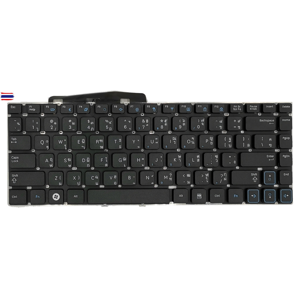KEYBOARD คีย์อร์ด SAMSUNG RC408 RV409 RV411 RV412 RV413 RV418 RV415 RV420 RV515