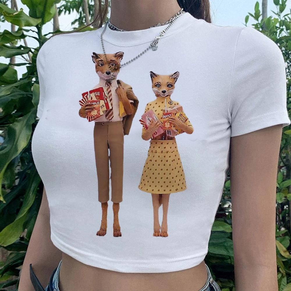 Wes Anderson goth 2000s Fairy Grunge Crop Top girl vintage Fairy Grunge aesthetic ik2 Crop Top