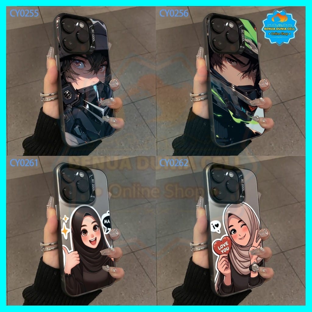IMD BLACK CASE ANIME MOTIF OPPO A3X A3 NFC A5i 4G - BDC