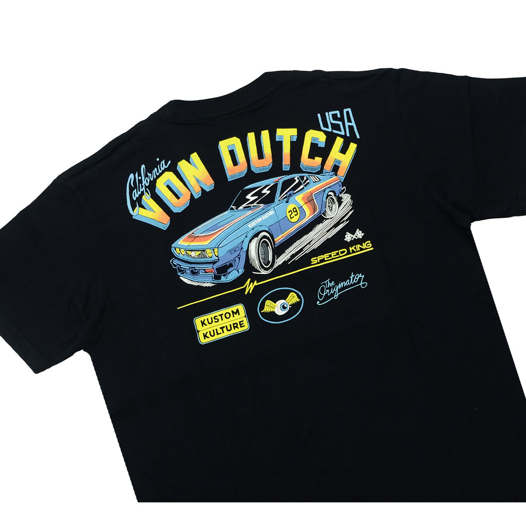 เสื้อยืด Von Dutch 1197 สีดํา