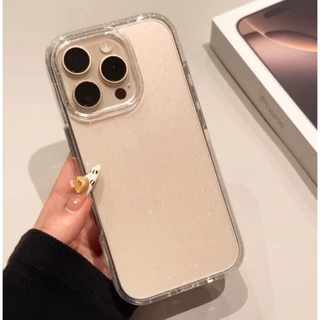 สีใส กากเพชร สำหรับ รุ่นไอโฟน 16e 17 17e 16/15/14/13/12/11 Pro,Max,Plus 6,7,8 Plus X XR XS MAX เคสโทรศัพท์ 006