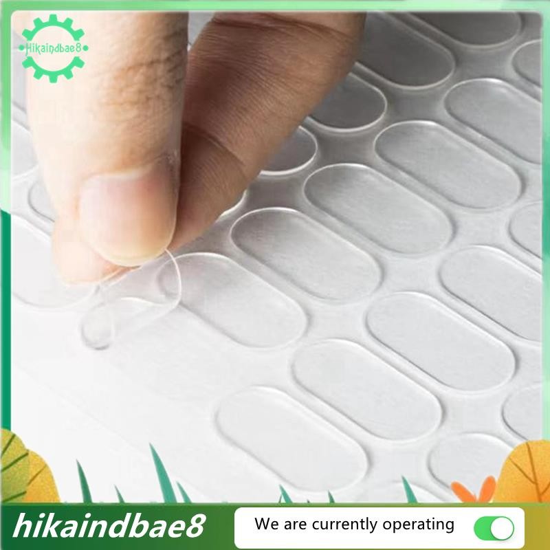 [hIkAi] 800 ชิ้น Wall Putty Kit จุดเหนียวสองด้านสําหรับแขวนผนังแผ่นดินไหว Putty Museum Putty Clear