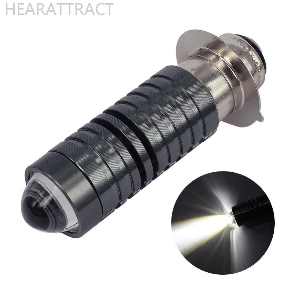 Hearatract Universal 12V-80V 2000LM Dual สีไฟหน้าหลอดไฟ P15D H6 PX15D LED รถจักรยานยนต์ Hight H6 สกู