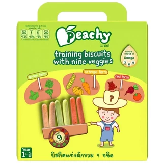 Peachy ซื้อ 7 ถุง แถม1 ช้อน อาหารเสริมเด็ก อาหารบดเด็ก อาหารเด็ก6เดือน พิชชี่อาหารเด็ก ขนมเด็ก.