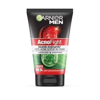 Garnier การ์นิเย่ เมน แอคโนไฟท์ แอนติ-แอคเน่ สครับ อิน โฟม 100 มล.