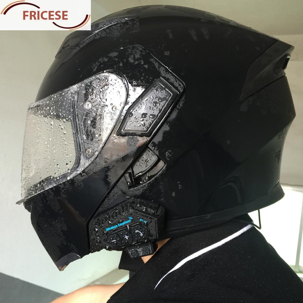 Bt12 CSR8635 ชุดหูฟัง V4.0+EDR ที่รองรับบลูทูธสําหรับหมวกกันน็อคมอเตอร์ไซค์ [Fricese.th]