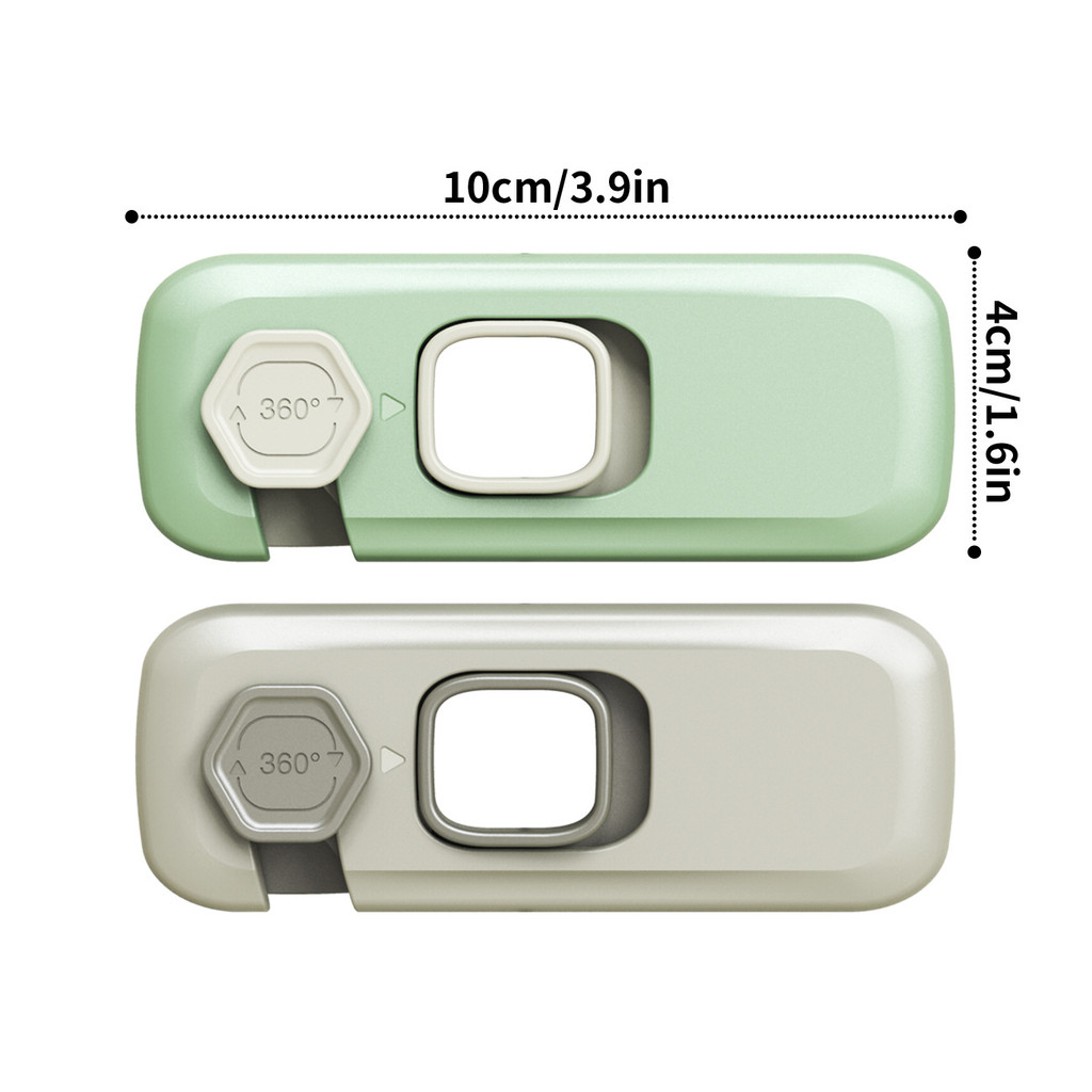 ตัวล็อคลิ้นชัก ป้องกันการหนีบมือเด็ก ที่ล็อคประตู ล็อคตู้  มีกาวติดในตัวไม่ต้องเจาะ #AI-0006 - รูปที่ 4