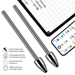 เคล็ดลับโลหะ S ปากกา Nib เคล็ดลับสําหรับ Samsung Galaxy Tab S6 Lite S7 Plus S7 FE S8 Plus S8 Ultra Touch Stylus Tip Nibs พร้อมคลิปกําจัดโลหะ